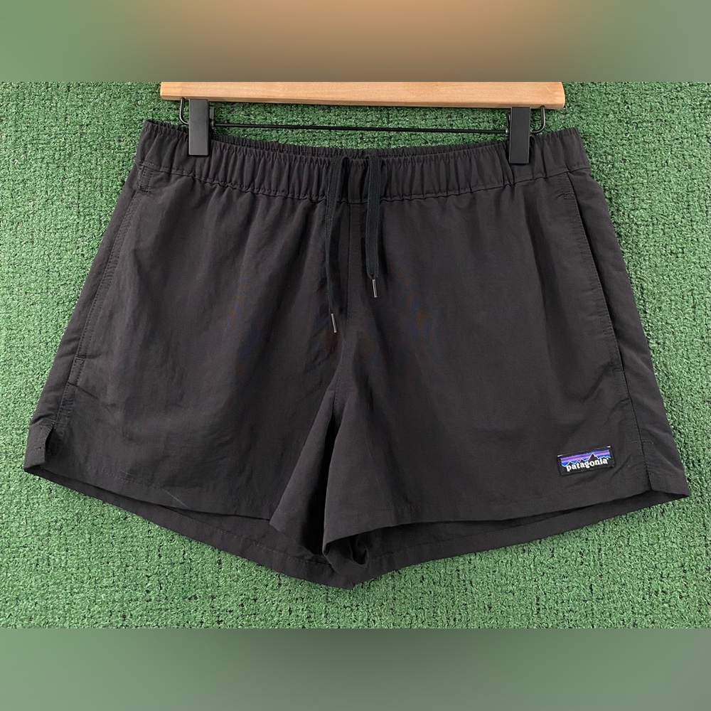 Patagonia Barely Baggies Black Shorts W/ Pockets Women’s Size Small